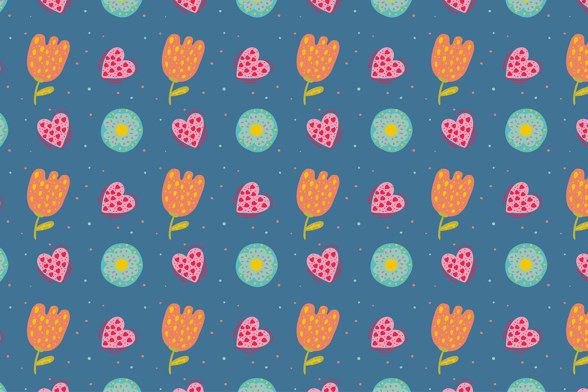 Spring herbarium, a Pattern Graphic by Kotozoid (Photo 4 of 7)