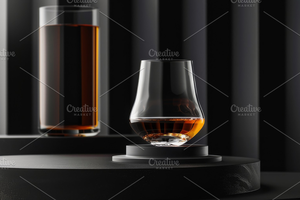 87 whiskey glasses, a Food & Drink Photo by Handmadefont (Photo 12 of 87)