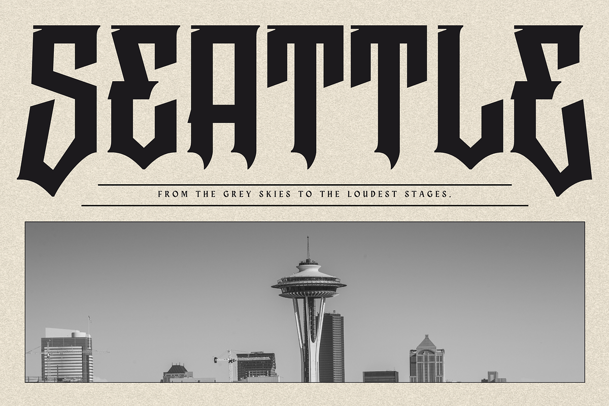Graen Metal - Branding Logo Font, a Blackletter Font by Nirmana Visual (Photo 12 of 16)
