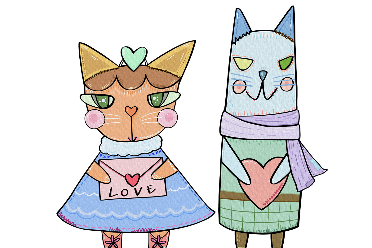 Voodoo Dolls Fall in Love, a Person Illustration by Sense Library (Photo 4 of 6)