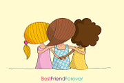 Best Friend Forever BFF, an Illustration by paulopivato (Thumbnail 5 of 9)