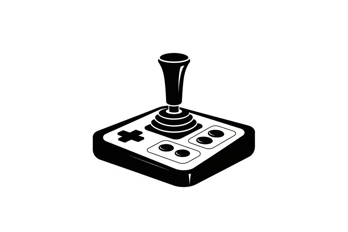 50 Retro Gaming Joystick Vector Bund, an Illustration by Creativeshirt (Photo 36 of 51)