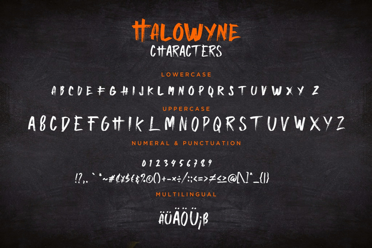 Halowyne Brush Business Font preview 7