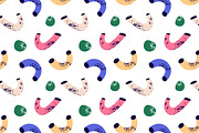 Abstract shape seamless patterns set, a Pattern Graphic by Good Studio (Thumbnail 7 of 14)