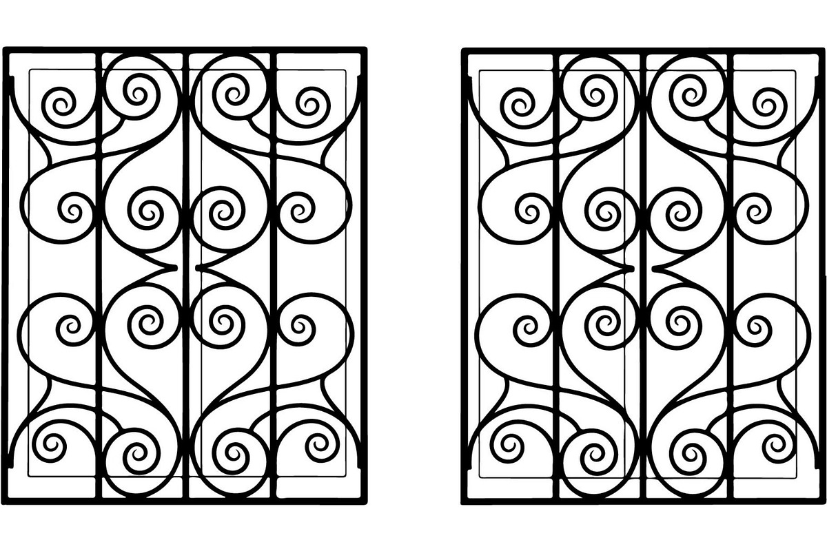 Ornamental Scroll Engraving Panel, a Decorative Illustration by Designer_Momina (Photo 14 of 20)