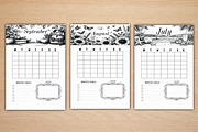 Printable Calendar A4, a Stationery Template by Print Haven (Thumbnail 3 of 6)