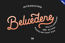Belvedere - Monoline Font Duo