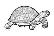 Turtle Line Art Illustration Bundle, an Illustration by Creativeshirt (Thumbnail 36 of 48)