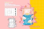 Procreate Magical Drink Brush Pack, a Brush Add-On by Artbykimmyw (Thumbnail 4 of 7)