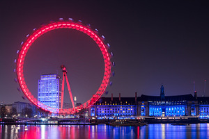 London Eye by night