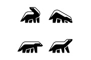 Honey Badger Logo, a Graphic by NataliiaVolyk (Thumbnail 2 of 6)