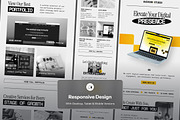 Digital Agency Portfolio Email News, a Landing Page Template by twinstd (Thumbnail 5 of 5)