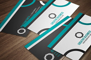 Modern Corporate Business Card CM009, a Business Card Template by annozio (Thumbnail 1 of 4)