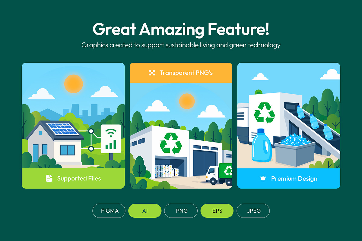 50 Sustainability Illustrations, an Education Illustration by Vectors Market (Photo 2 of 9)