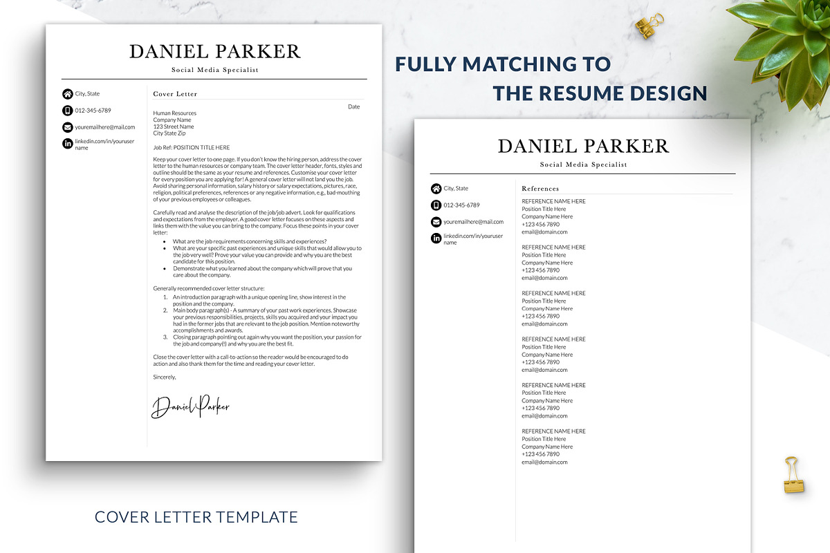 Executive CV/Resume Template Word, a Resume Template by BestResumes.Co (Photo 3 of 7)