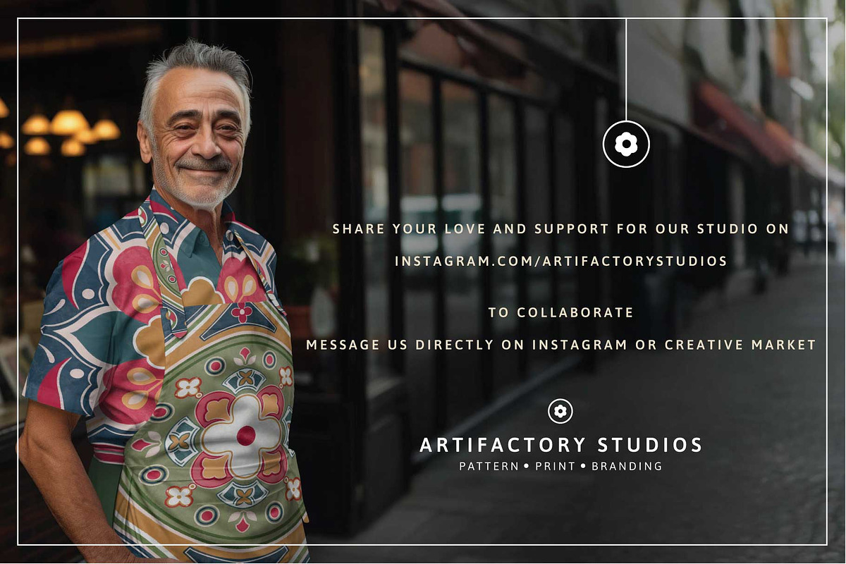 20 Square Tile Block Prints, a Decorative Illustration by Artifactory Studios (Photo 6 of 6)