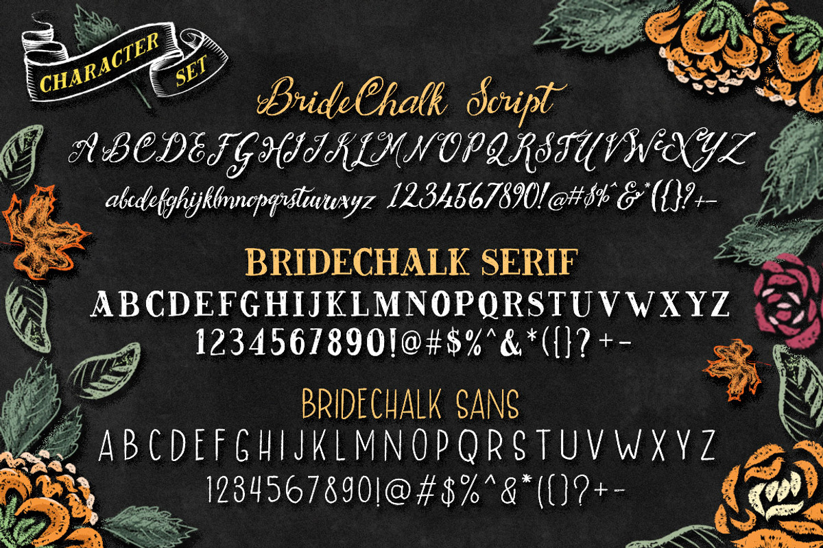 BrideChalk Typeface preview 3