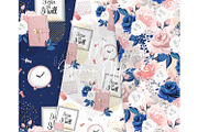 Planner girl digital paper, planner, a Pattern Graphic by Collart Studio (Thumbnail 2 of 3)