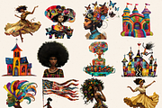 SURREAL JUNETEENTH CELEBRATION, a Person Illustration by Daring Digies (Thumbnail 9 of 16)