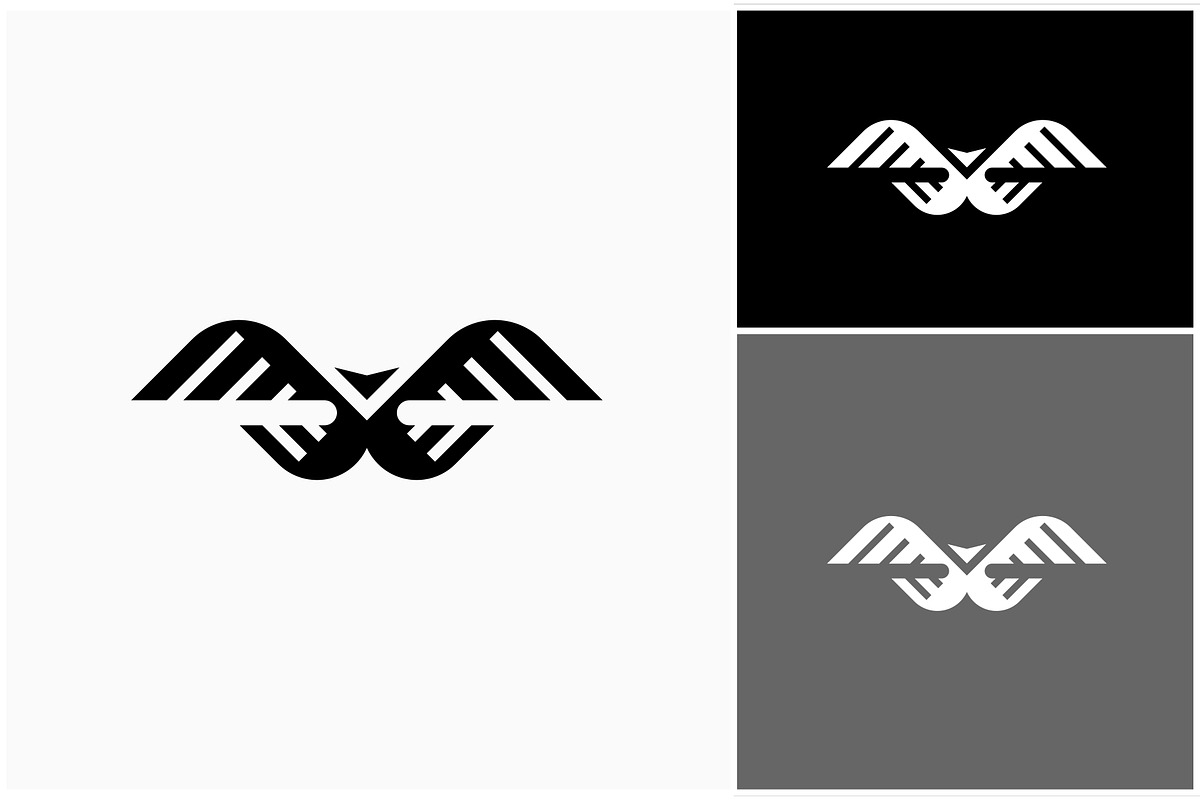 Eagle Flying Spread Wing Logo, a Branding & Logo Template by ika trisiana (Photo 1 of 2)
