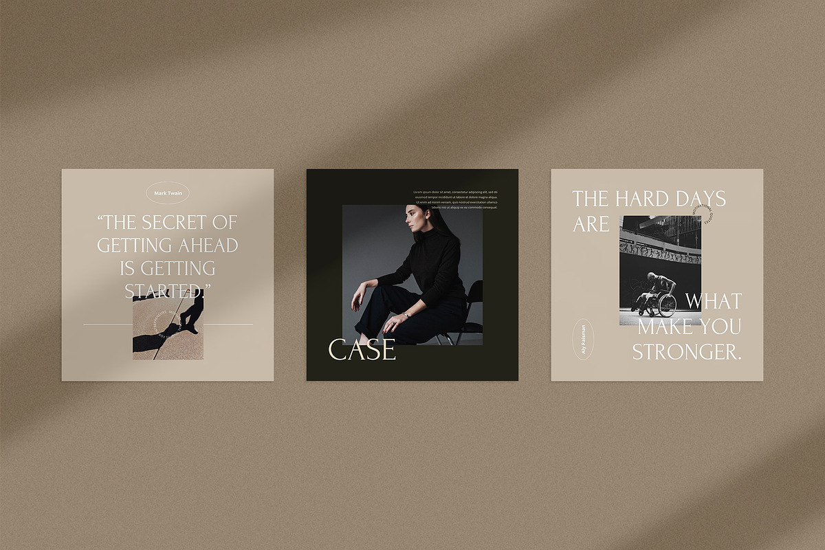 Casey Instagram Pack | PS & Canva, a Social Media Template by Visuel Colonie® (Photo 9 of 15)