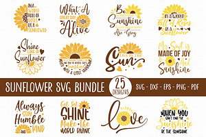 Sunflower SVG Bundle