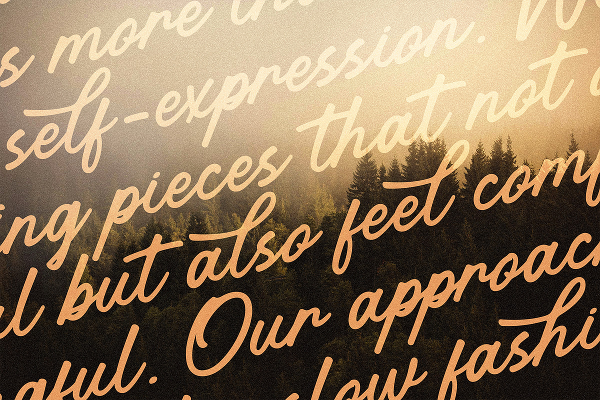 Sandsea Graceful Classic Script, a Script Font by Portocraft (Photo 9 of 10)
