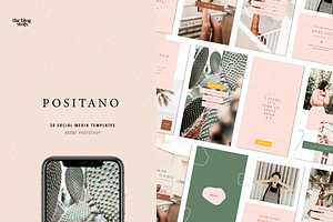 Positano Social Media Kit