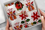 Decorative Ukrainian Flowers, a Decorative Illustration by Design X0 (Thumbnail 8 of 15)