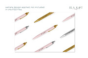 Pen PSD MOCKUP SET, a Pens & Pencil Mockup by Ira Kot Design (Thumbnail 6 of 7)