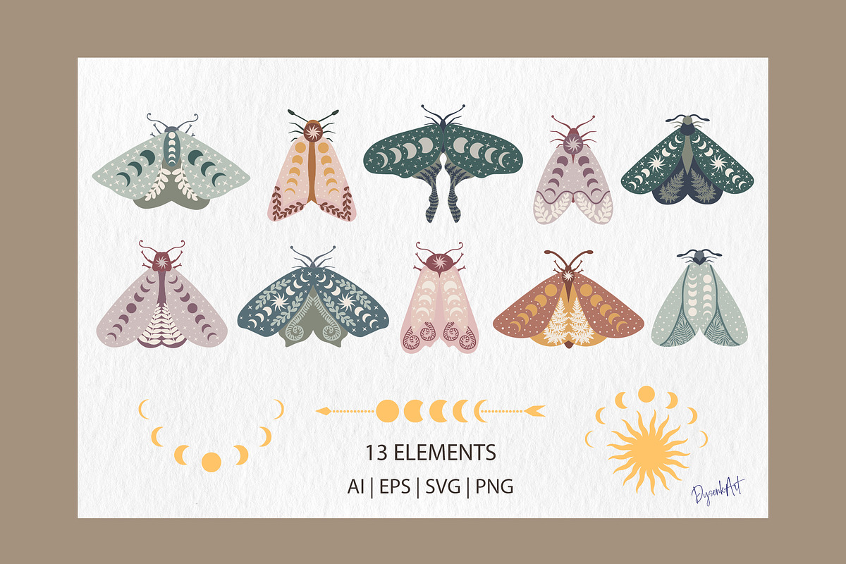 Mystical Moth, an Illustration by DysenkaArt (Photo 2 of 6)
