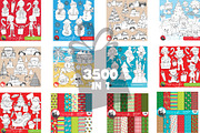 Mega Christmas Bundle -3500 graphics, an Illustration by PrettyBundles (Thumbnail 12 of 13)