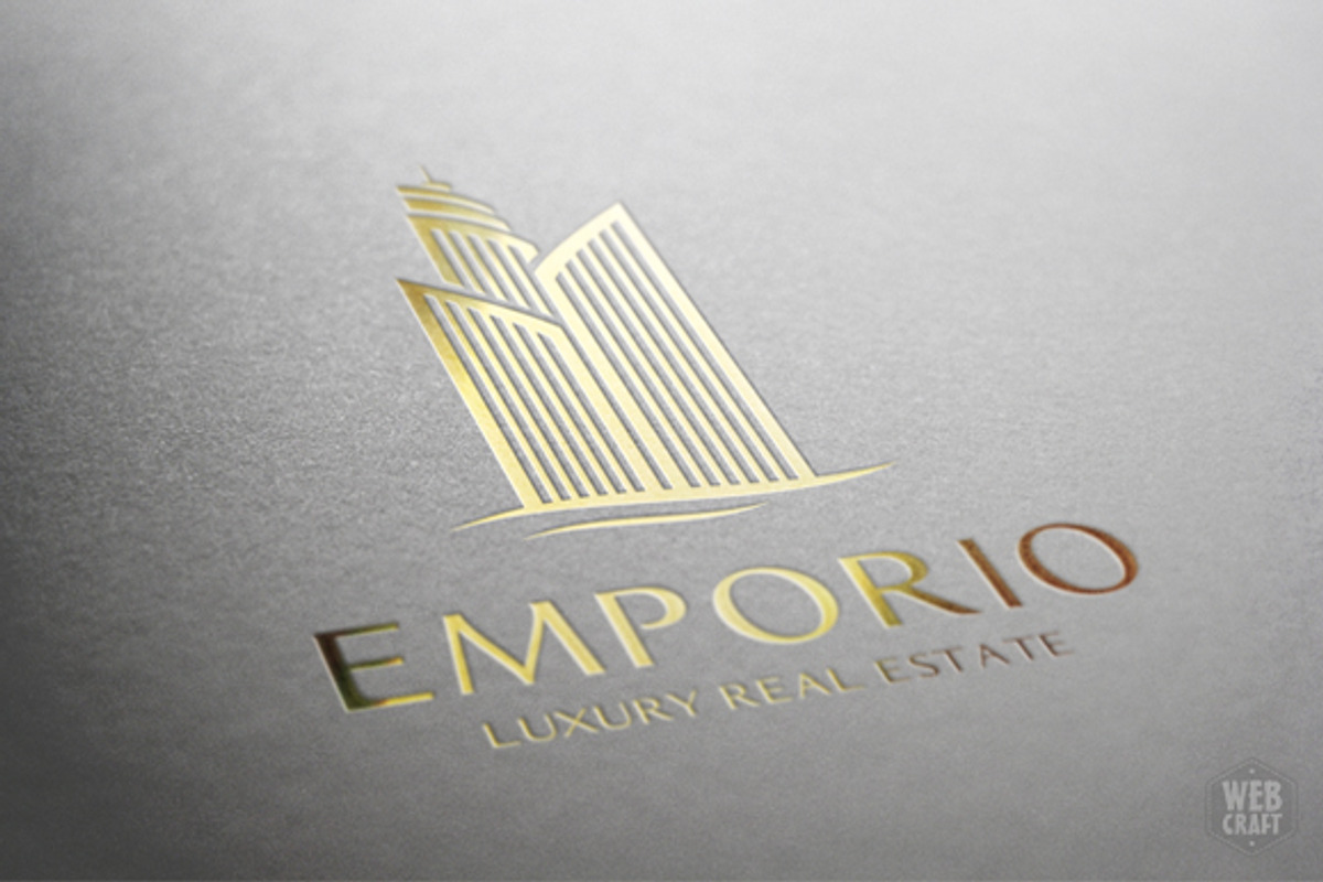Luxury Real Estate Logo Template, a Branding & Logo Template by WebCraft (Photo 2 of 4)