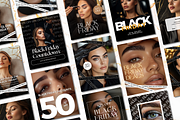 Black Friday Brow Technician Insta, a Social Media Template by DesignsbyMariaStudio (Thumbnail 5 of 10)