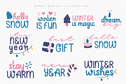 Winter Moodboard | Handwritten Font, a Script Font by Suntype | Sunshine Std (Thumbnail 9 of 9)