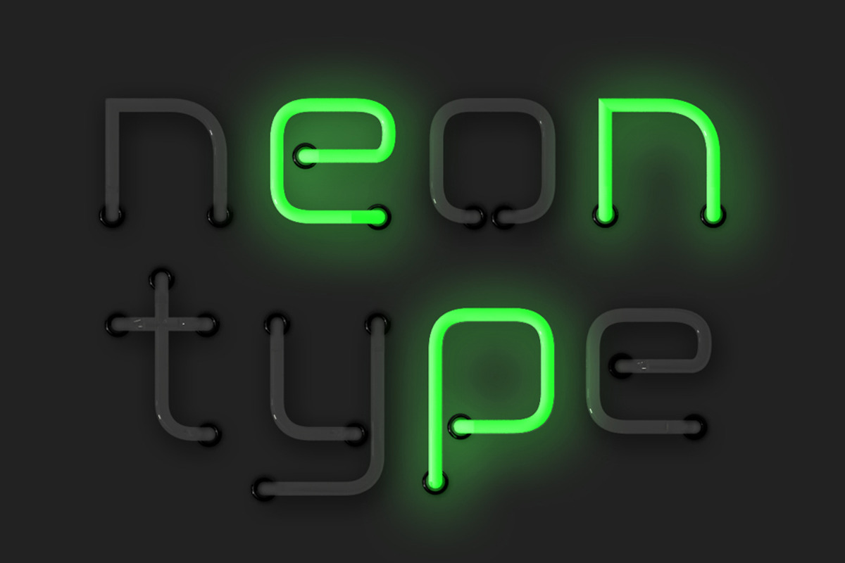 Neon Alphabet