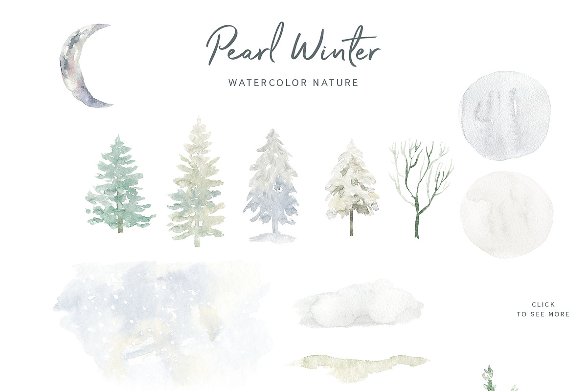 Pearl Winter. Watercolor, an Animal Illustration by OJardin (Photo 8 of 9)