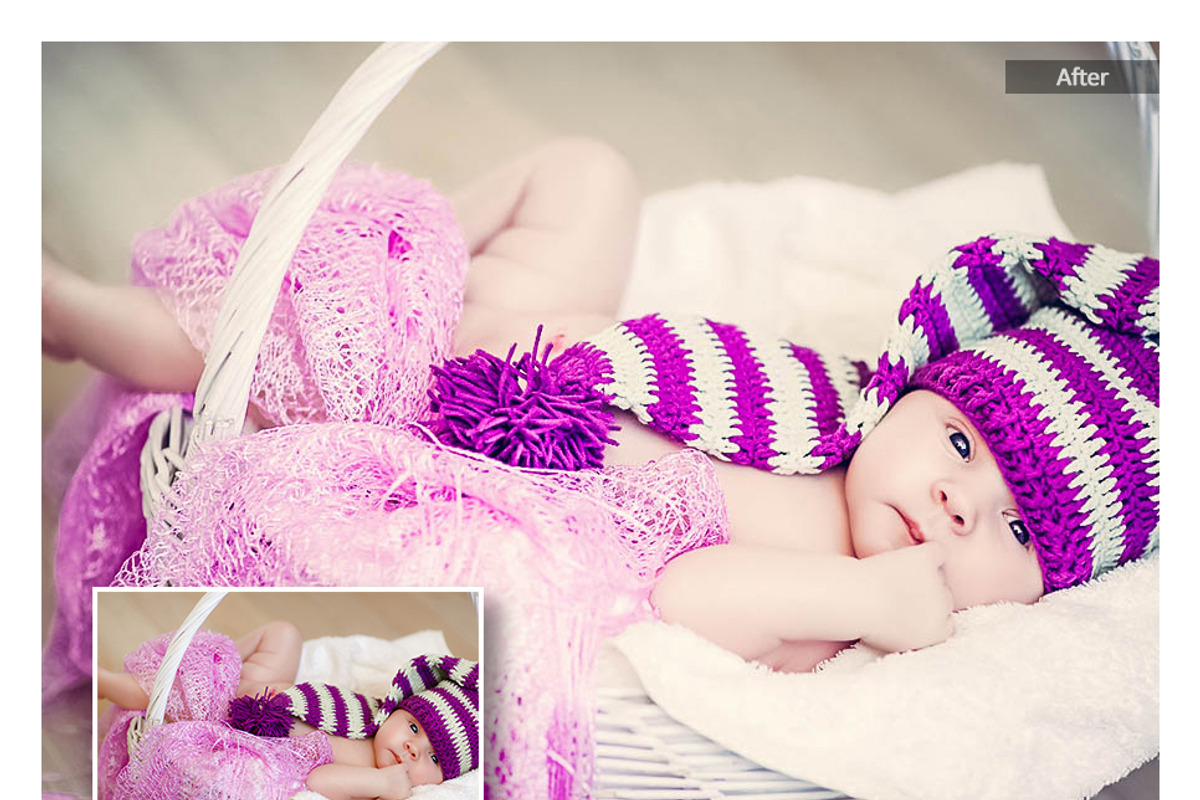 Newborn Lightroom Mobile Presets preview 2
