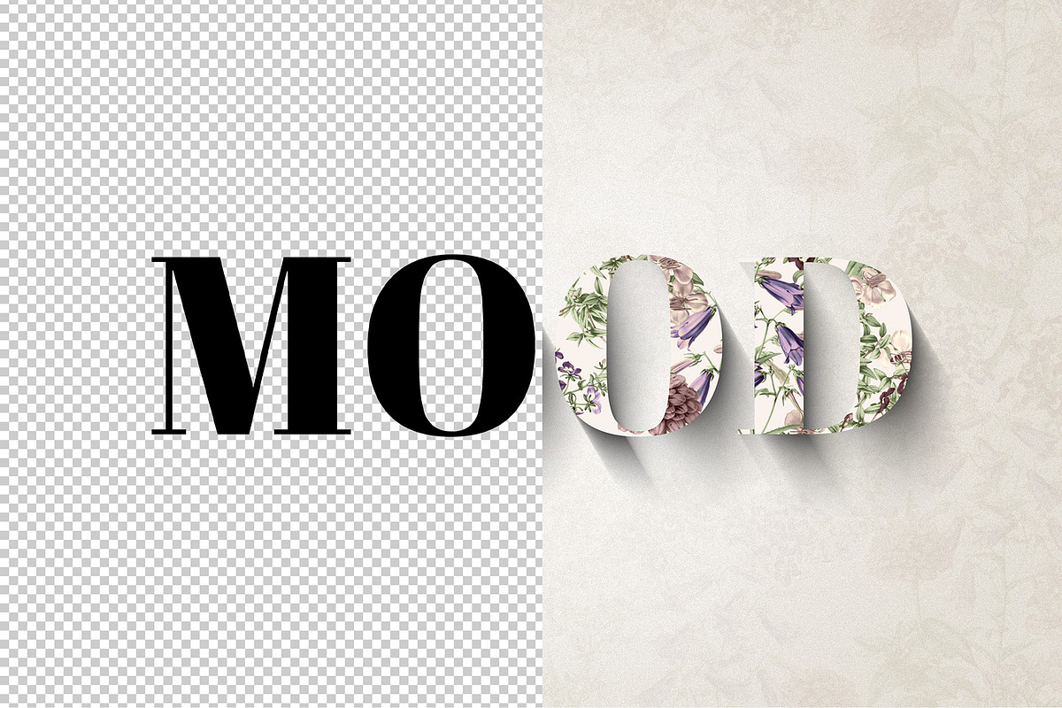 Elegant Floral Text Effect, a Layer Style Add-On by Webvilla Studio (Photo 2 of 2)