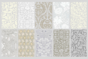 William Morris Seamless Pattern 11