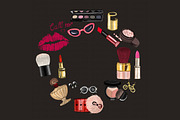 Digital watercolor perfume&cosmetics, an Illustration by Art Loft (Thumbnail 7 of 17)