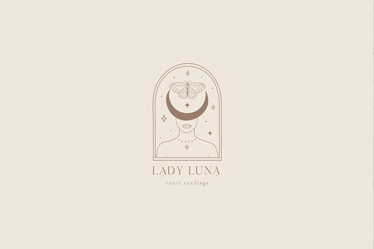 Lady Luna Pre-Made Logo Designs, a Branding & Logo Template by Olya Creative (Photo 8 of 11)