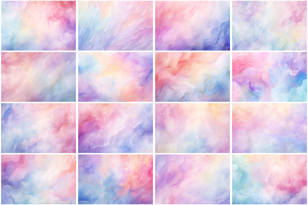 Pastel Watercolor Background, a Texture Graphic by Forhadx5 (Photo 5 of 5)