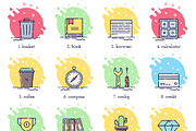 100 Office & Business Icons, an Outline Icon by ArtStyles (Thumbnail 2 of 2)