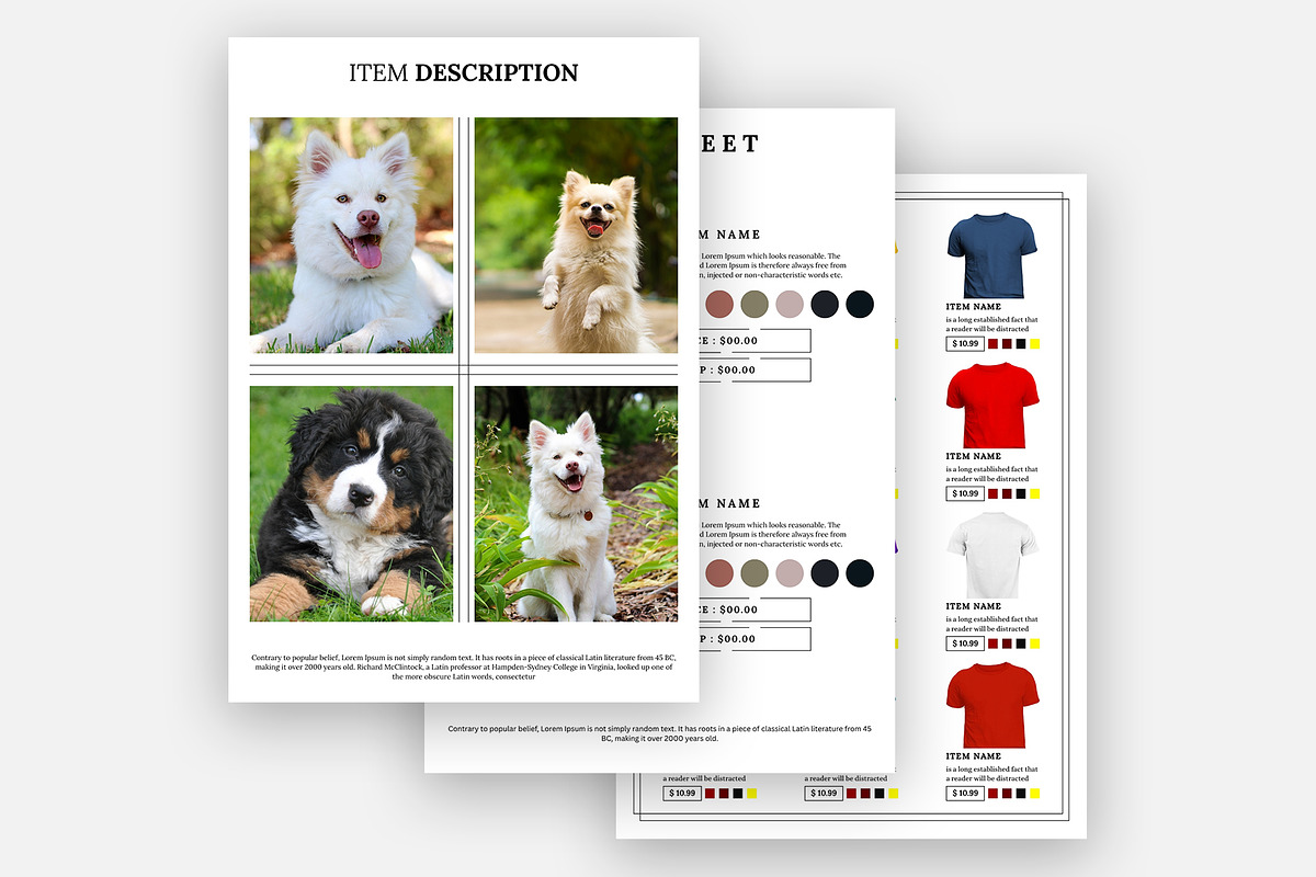 Line Sheet For Wholesale Catalog, a Stationery Template by Design Zone (Photo 5 of 7)