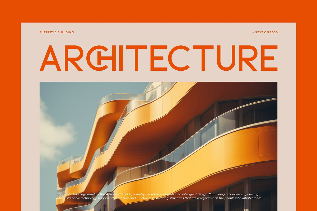 Orache || Modern Futuristic display, a Sans Serif Font by Ermedia Studio (Photo 9 of 10)