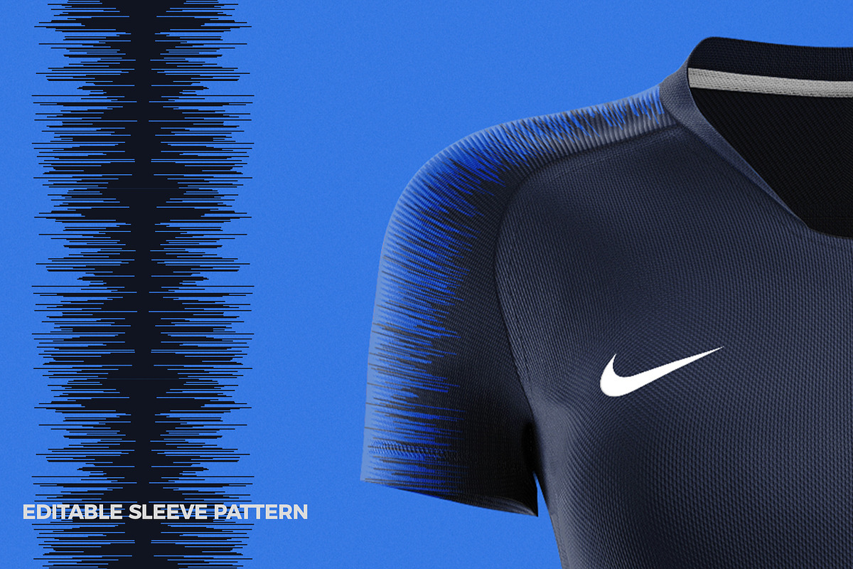 Women's Soccer Kit Mockup - Angle, an Apparel Mockup by thedesignshark (Photo 11 of 12)