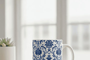 Blue Toile de Jouy Pattern Paper Set, a Pattern Graphic by Maishop (Thumbnail 15 of 15)