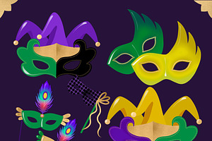 Mardi Gras Carnaval Clip Art