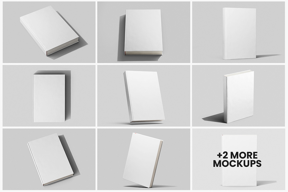 Hardcover Book 6x9 Inch Mockup Set, a Books & Magazine Mockup by Remnand Studio (Photo 2 of 11)
